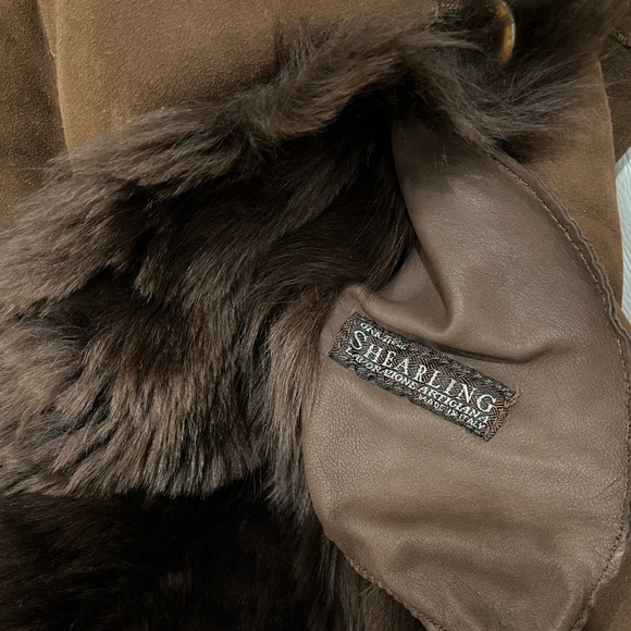 🤎 Luxury Italian Fur Shearling Coat in Chocolate Brown 🤎 - Picture 11 of 17